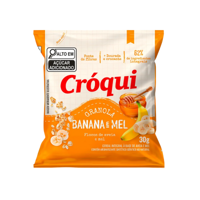 GRANOLA CROQUI BANANA E MEL 30G